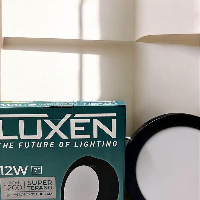 LUXEN LAMPU DOWNLIGHT LED GALAXY OUTBOW BULAT BODY HITAM