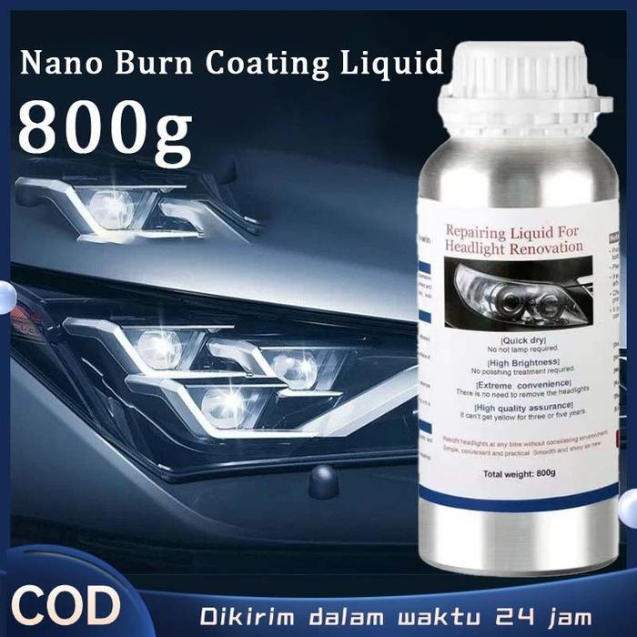 LIQUID COATING LAMPU MOBIL CAIRAN NANO BURN COATING CAIRAN PERBAIKAN NANO BURN COATING LAMPU MOBIL