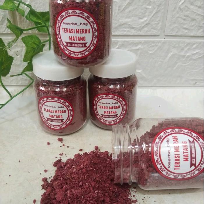 terasi merah bubuk matang asli bandung Toples IS