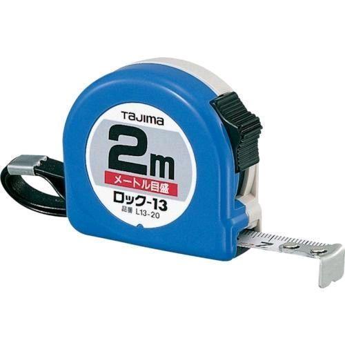 Pita Pengukur Tajima L13-20Bl Meteran Tukang 2 Meter Skala Metrik Lock-13