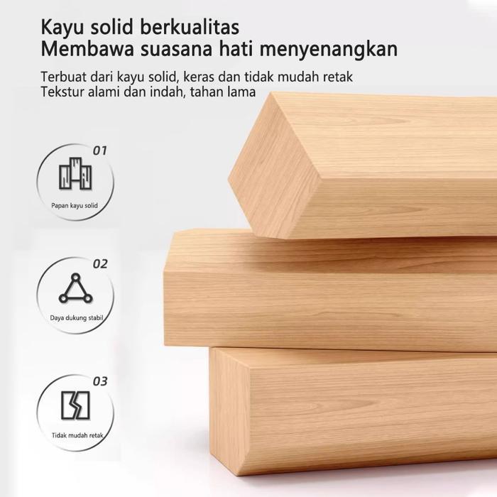 Hidup Meja Nakas Minimalis Laci Kamar Tidur Meja samping tempat tidur 2/3 Laci