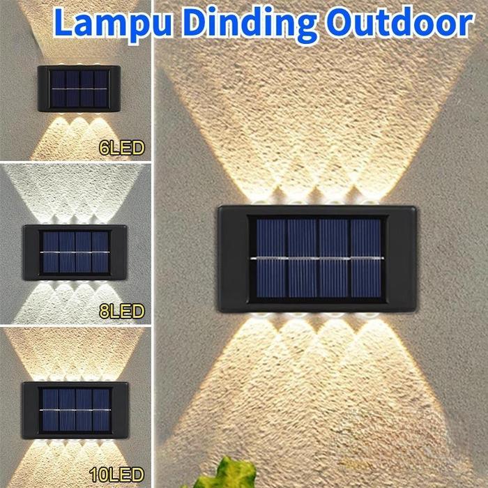 LED Lampu Dinding Tenaga Surya Lampu Taman Tenaga Surya COB Sensor Light Taman Pencahayaan