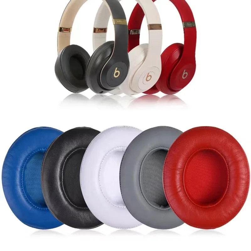 Genuine Sheekin Leather Ear Pads For Beats Studio 2 Studio 3 Studio2 Studio3 Headphones Replacement
