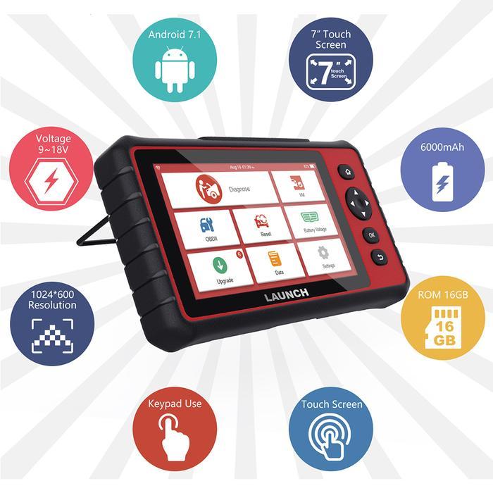 PELUNCURAN X431 CRP909 MOBIL OBD2 SISTEM PENUH ALAT DIAGNOSTIK AUTO
