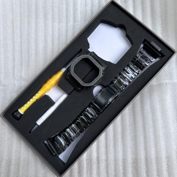 bnb metal gshock dw-5600 rusty black bnb metal g shock dw 5600 custom - HW