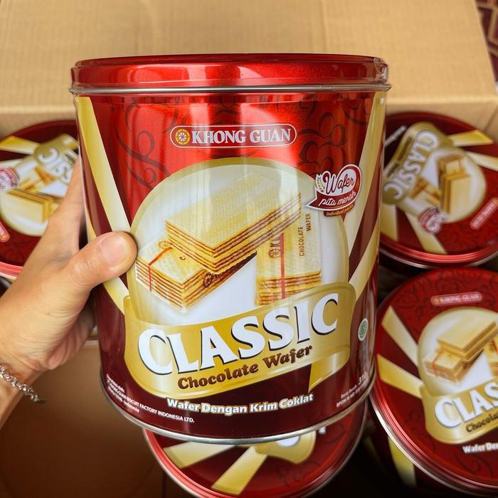 YUMMY Agen distributor makanan ringan snack hampers lebaran biskuit kaleng khong guan classic