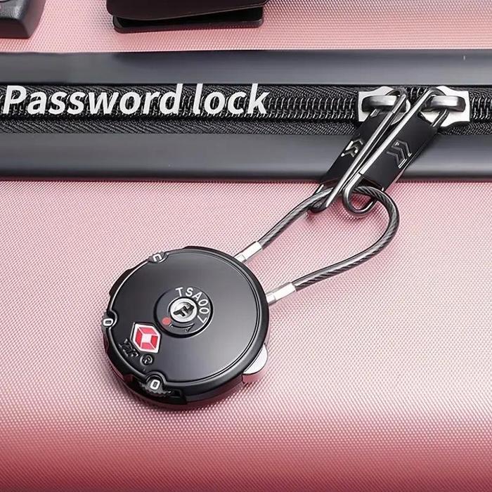 ASLI Gembok Koper Kecil Gembok Koper Anti Maling Kunci Tas Koper Bulat Kuat READY STOCK