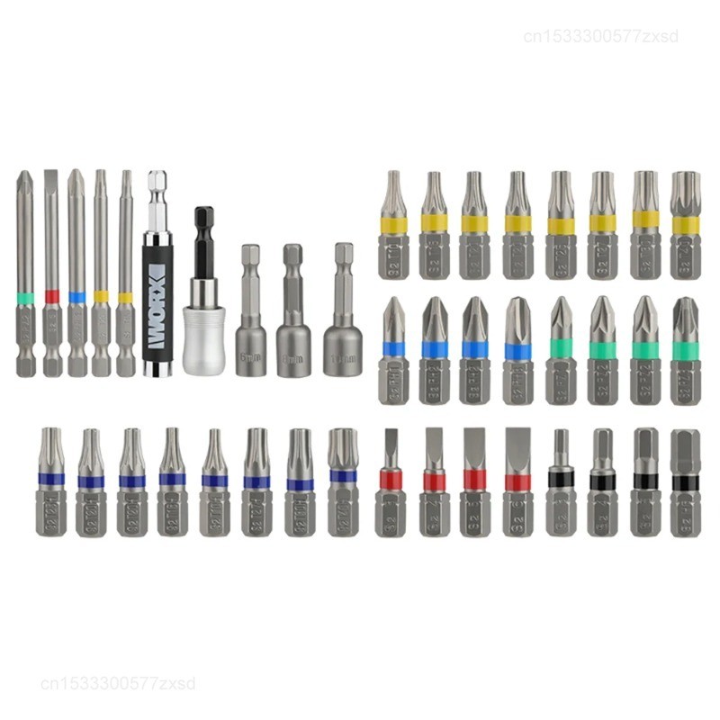 Worx Drill Bits Set WA1149 42Pcs Bits for Drill Driver Electric Screwdriver Hex Screw Drivers Bits