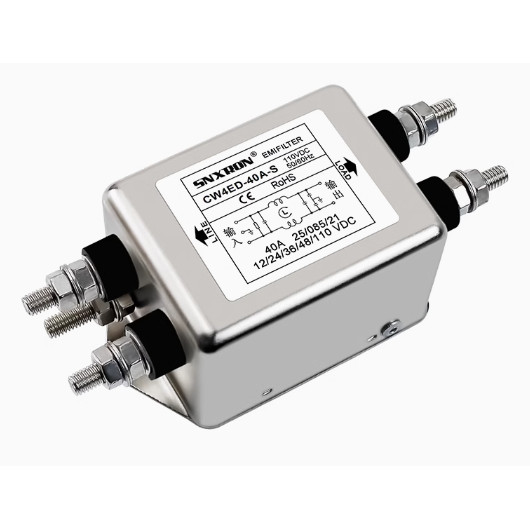 CW4ED-40A-S EMI filter DC DC12V24V48100V30A40A50A single and double section power supply