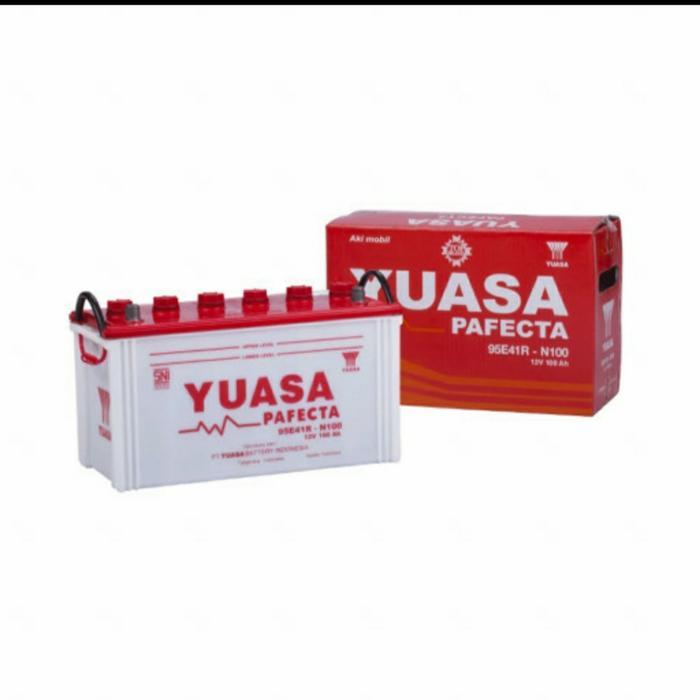 AKI MOBIL DAIHATSU TAFT N100 YUASA PAFECTA 12V 100AH AKI BASAH