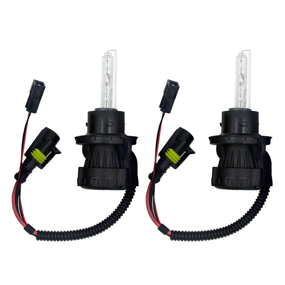 2PCS 55W HID Xenon Kit Light Bulb H1 H4 H7 H11 9005 9006 3000K 4300K 6000K 8000K 12000K DC 12V Car