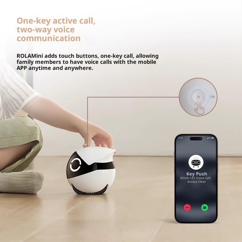 Enabot ROLA Mini Smart Robot Intelligent Mobile Camera Home Monitoring Wireless Indoor Pet