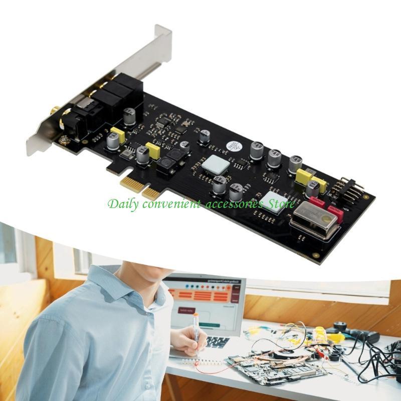 97QB PCIe Sound Card 16/24 Bit PCIE PC Sound Card SSS1700 ST113 Chip Sound Card