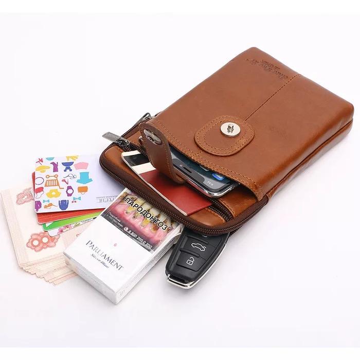 Tas Pinggang Hp Pria Kulit Asli Branded Ori Tas Pria Selempang Kulit Co