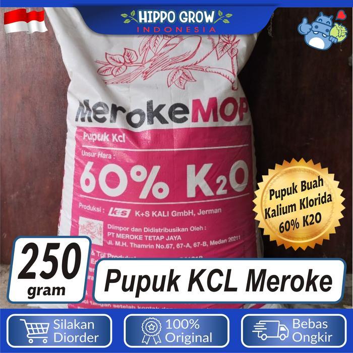"New" Pupuk KCL atau MOP Kalium Potasium Klorida Kemasan 250 gr