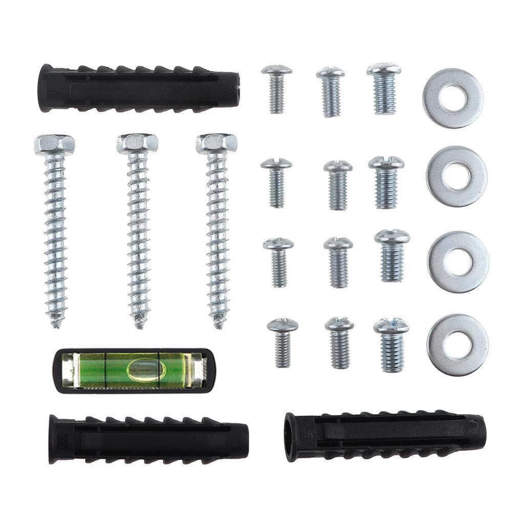 TV Wall Mount Bracket Flat Panel TV Frame Support 15 Degrees Tilt with Fader for 14 - 42 Inch 18KG