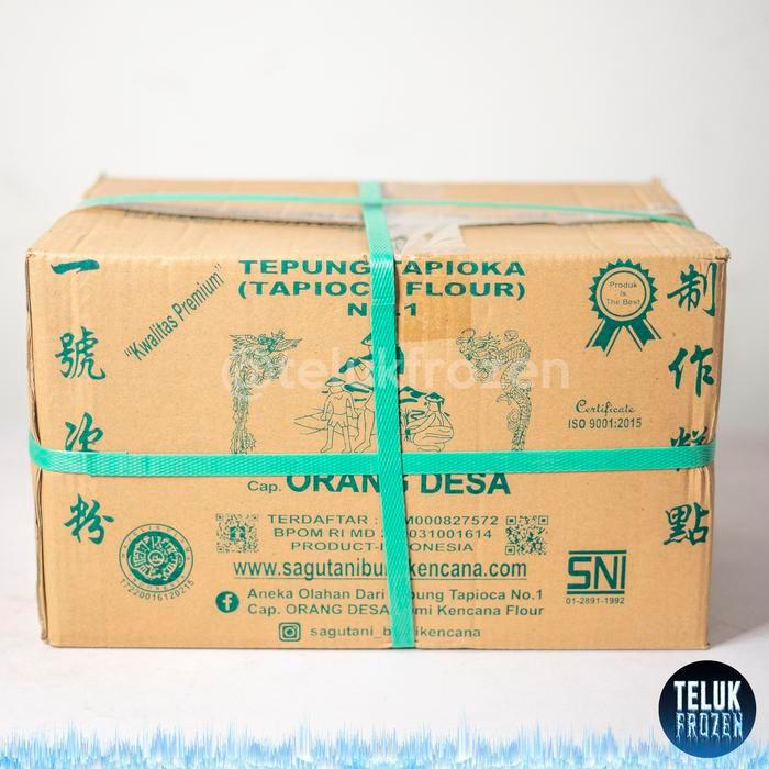 Sagu Tani 1Kg 1 Dus Tepung Tapioka Cap Orang Desa Isi 10 Kg Tapioca