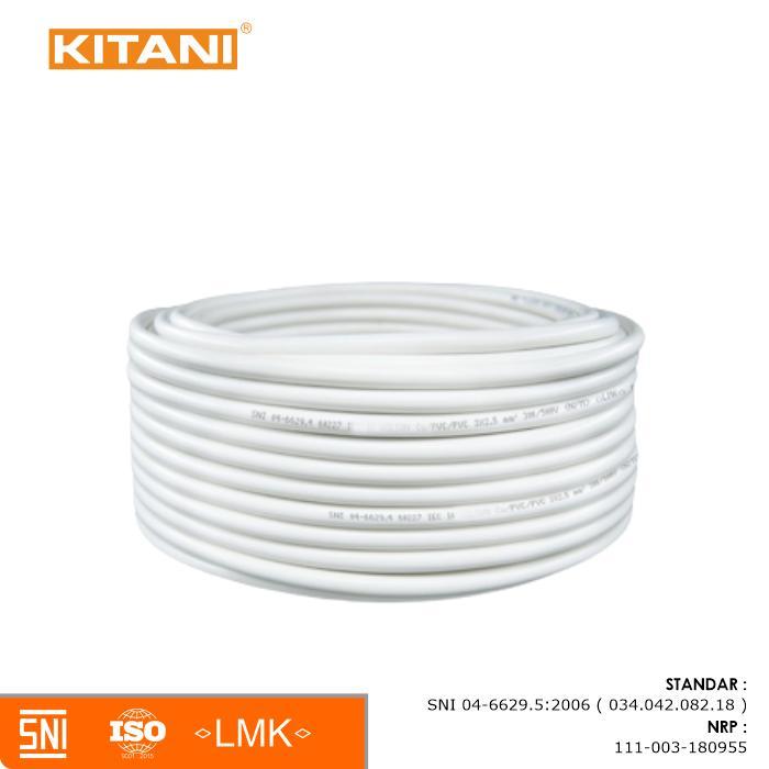 KITANI - NYLHY 20.75 mm - 100 Meter Kabel Listrik Tembaga Serabut