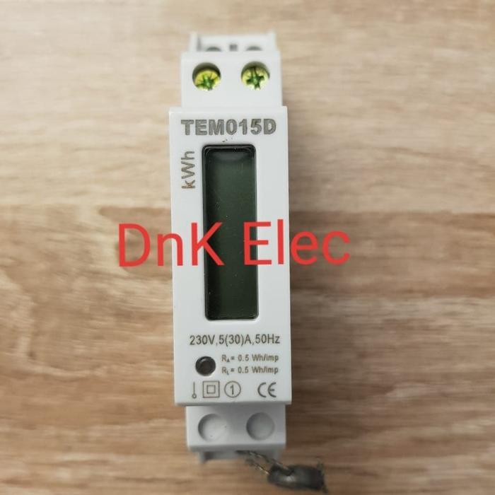 Kwh Meter 1Phase Merk Thera Type Tem015-D4250 Lcd (Digital)