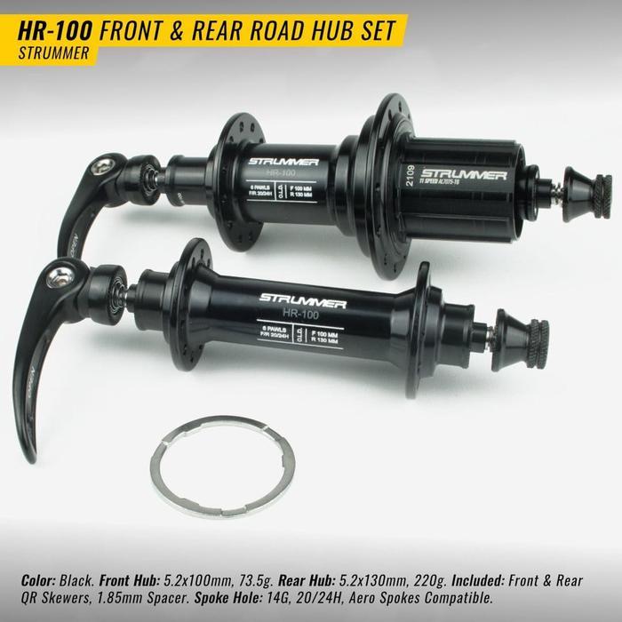 Hub Freehub Roadbike Strummer Hr-100 20/24H Rim Brake