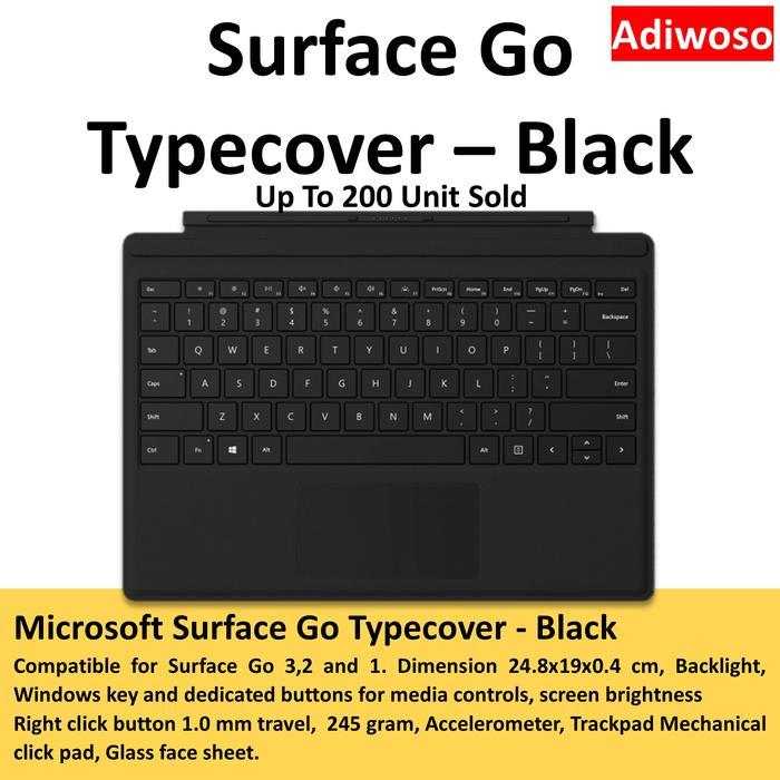 Microsoft Surface Go Keyboard Black