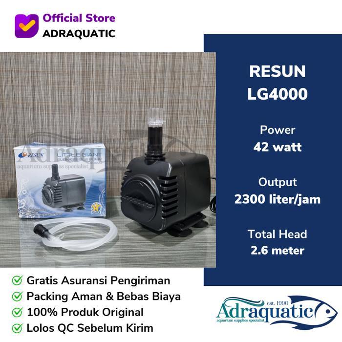 RESUN LG4000 SUBMERSIBLE PUMP POMPA AIR CELUP FILTER AQUARIUM LG 4000