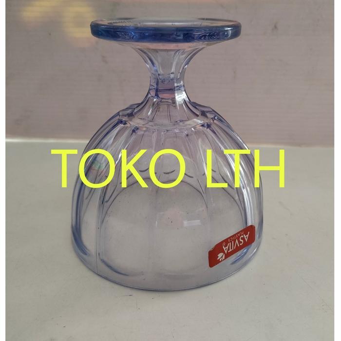 3 PCS GELAS ES TELER AKRILIK ASVITA PLASTIK MELAMIN MANGKOK ES CAMPUR