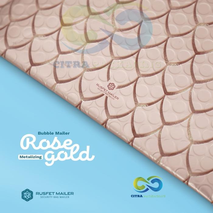 AMPLOP BUBBLE MAILER ROSE GOLD MEWAH dan ELEGAN!