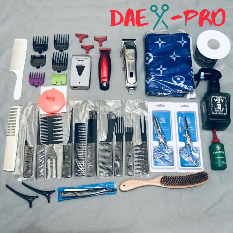 PAKET CUKUR A mesin cukur rambut kemei / paket barbershop / paket cukur rambut / paket usaha barbers