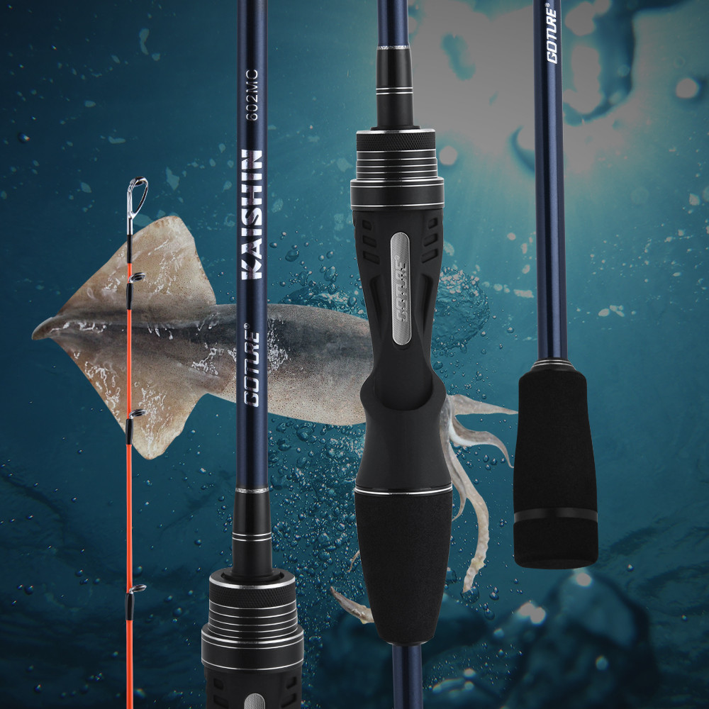 Goture M Power Super Light Squid Fishing Rod 1.7m/1.83m Sensitive Casting Jigging Lure Rod for Ocean