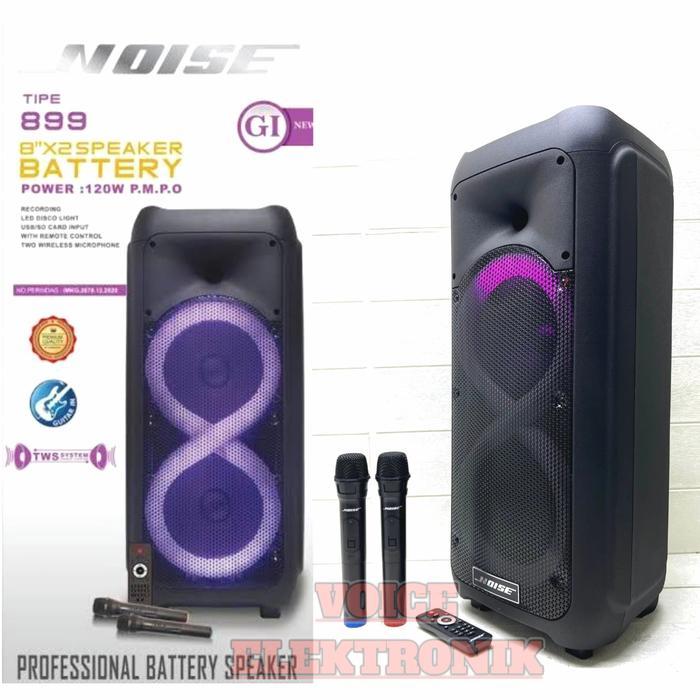 Portable Speaker Noise 899 GI Original Bluetooth 8Inch
