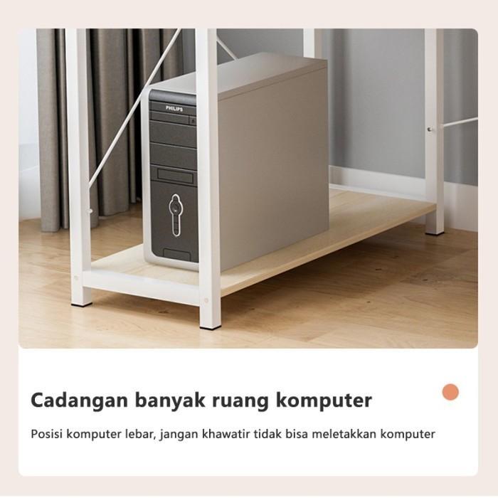 MEJA KOMPUTER/MEJA BELAJAR/MEJA KANTOR/MEJA PC/MEJA 120 METER LEMARI