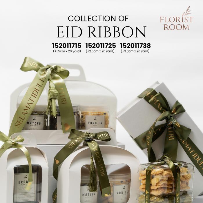 Pita 152011715 152011725 152011738 15207638 - Pita Lebaran - Eid Mubarak Ribbon - Pita Idul Fitri