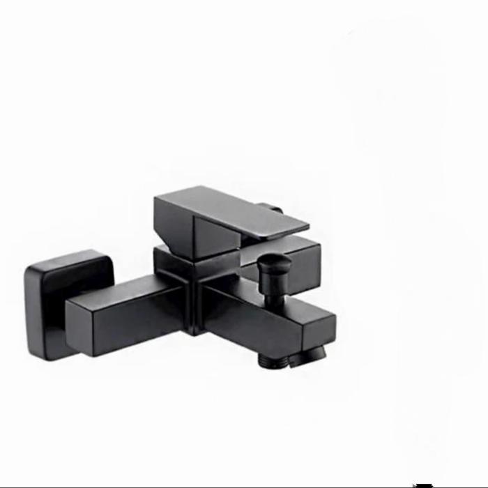 Kran Shower Panas Dingin Kotak Stainless / Kran Panas Dingin Hitam