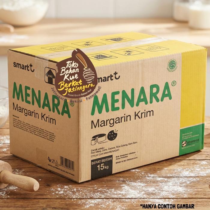 MENARA CREAM 15KG / MARGARIN MENARA 15KG /CTN