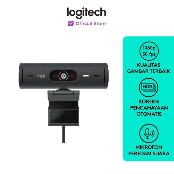 LOGITECH BRIO 500 FULL HD WEBCAM WITH PRIVACY SHUTTER - BRIO500