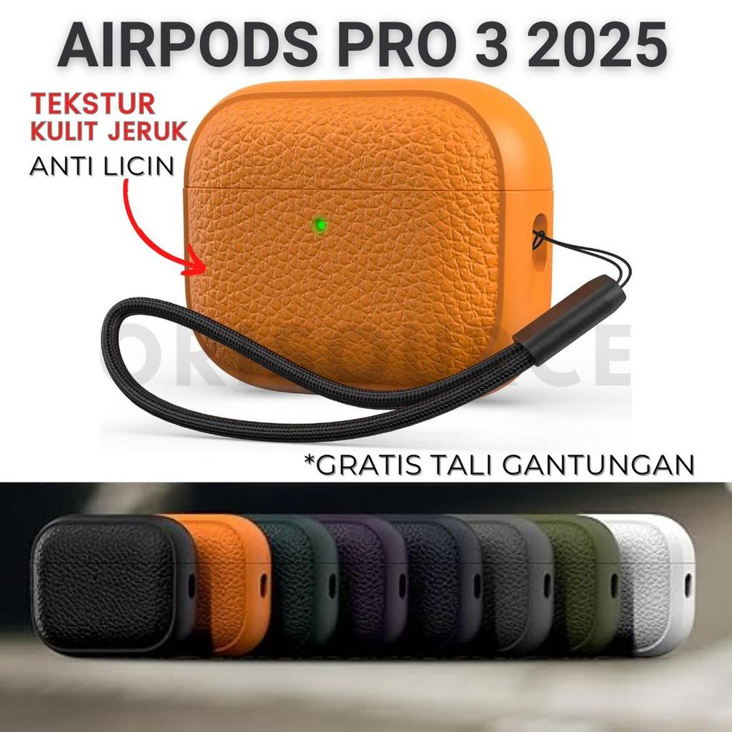 Casing AirPods Pro 3rd Generation 2025 | Pro Gen 3 | Pro Gen3 | Pro3 | Shockproof Textured Airpod Ca