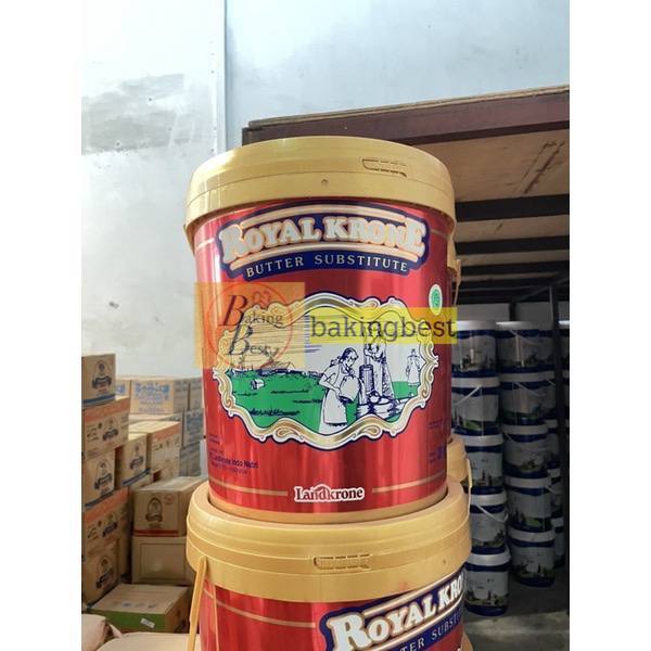 Butter Royal Krone 20kg (1 pail). Cocok untuk Cake , Biskuit , Cookies , Roti , Donat , Eggroll