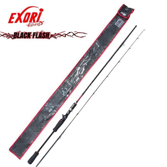JORAN EXORI BLACK FLASH joran exori Baitcasting murah Joran casting ringan kuat terbaik Aneka Raya