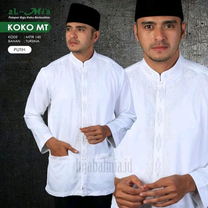 Baju koko al-Mia MT big size (kualitas di atas al-Mia Premium) Bordir