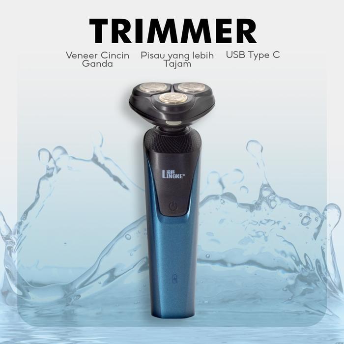 Alat Cukur Jenggot Portable Multifungsi USB Cukur Elektrik GFPX-8806 Pencukur Kumis Jenggot Portable