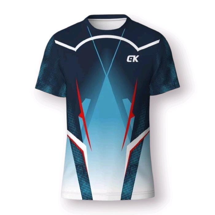 League - Kaos Olahraga Full Printing Pria Dan Wanita Jersey Voli Full Printing Jumbo Jersey Futsal