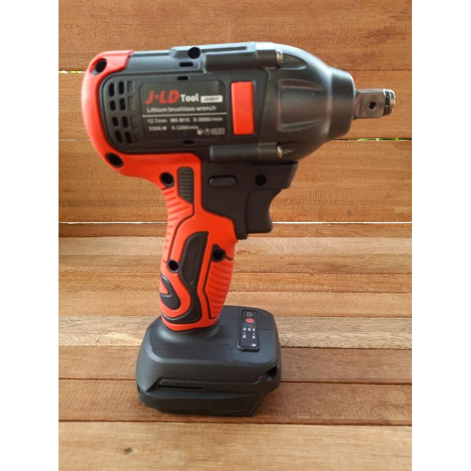 impact wrench jld merah atau hitam tool only cordless