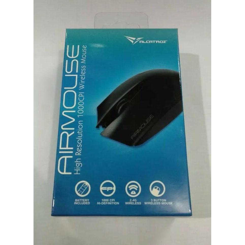 MOUSE WIRELESS AIRMOUSE ALCATROZ BY POWERLOGIC RESMI