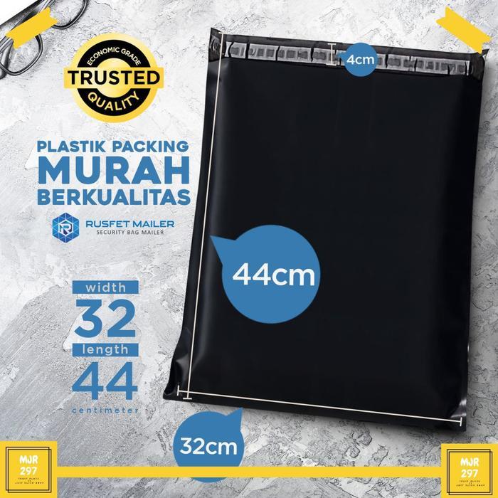 AMPLOP PLASTIK POLYMAILER POLOS RUSFET EKONOMIS