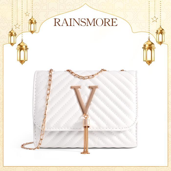 Aerostreet.Shoes - Tas Kotak Kecil Bergaya V Dengan Rantai - Model Terbaru Tas Selempang Trendi