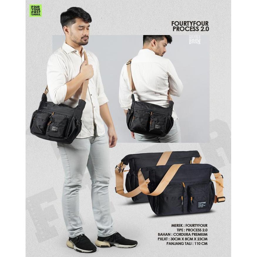 Aerostreet - Process 2.0 - Tas Selempang Casual Pria Notebook - Slingbag Casual Pria Wanita Premium