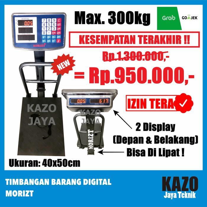 Timbangan Barang Digital 300kg / Timbangan Duduk / Lantai - Morizt