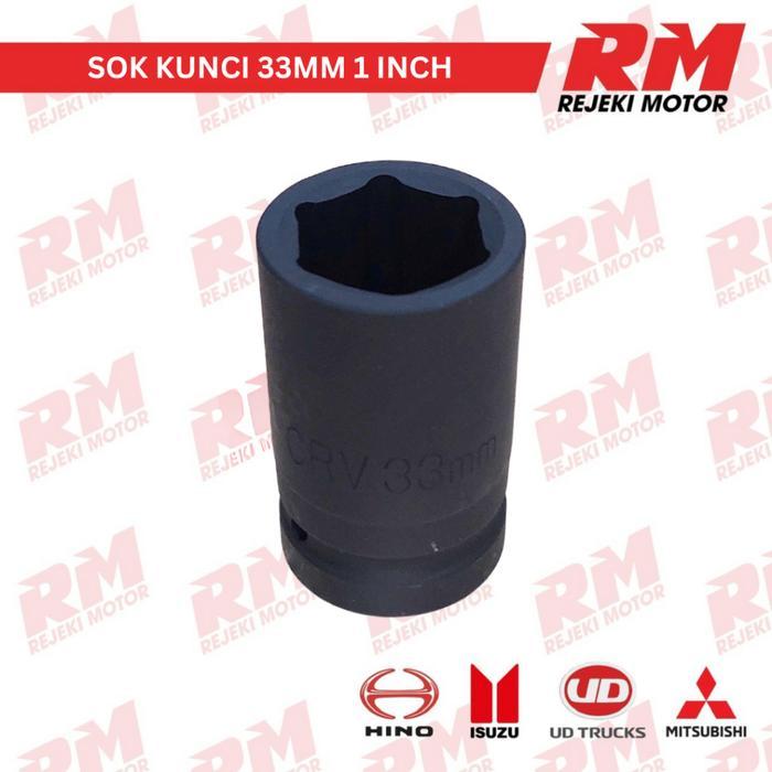 MATA SOK IMPACT 33 MM KUNCI SOCK RODA TRUCK 1 INCH 33 MM KUNCI SHOCK