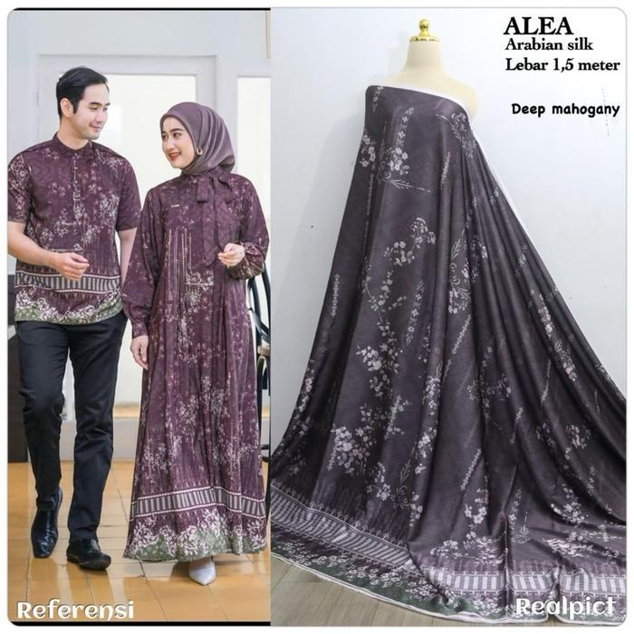 KAIN ARABIAN SILK ALEA Kain sarimbit Kain seragaman Motif seragaman Kain meteran